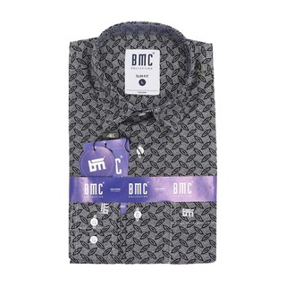 BMC Slimfit Shirts Long Sleeve 1310057 (Design-3) XL