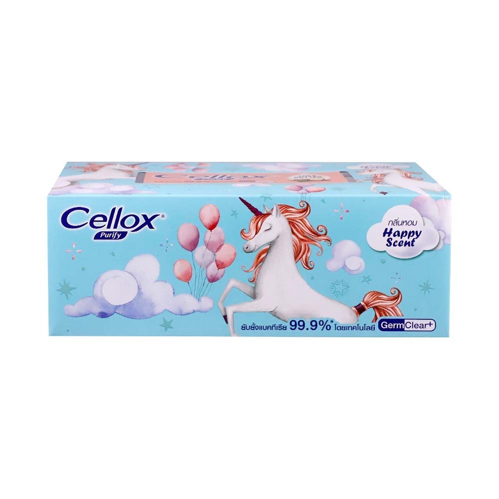 Cellox Sretsis Purify Facial Tissue Box 2Ply 150PCS