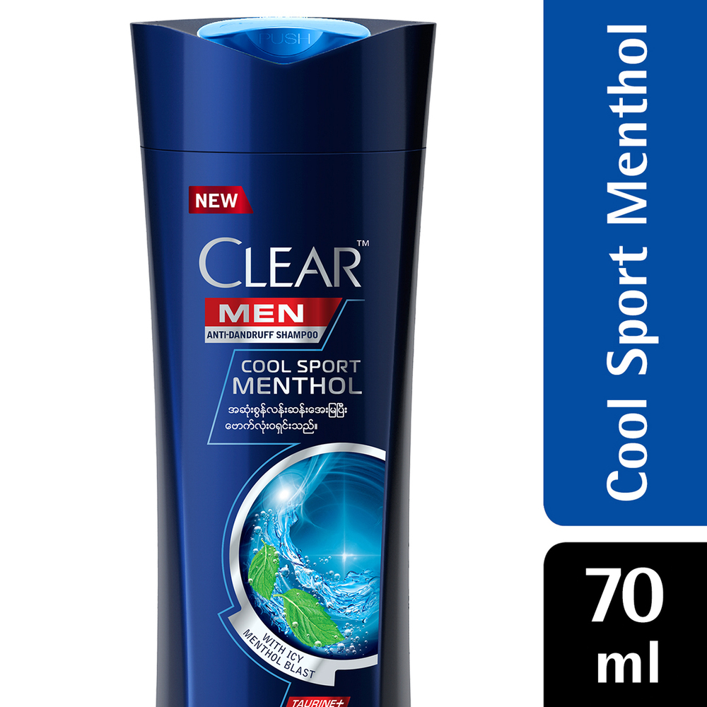 Clear Men Cool Sport Menthol Anti-Dandruff Shampoo 70ML