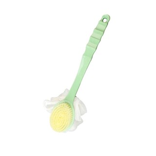2 in 1 Bath Body Brush with Loofah Sponge KPTBPC00013 Green