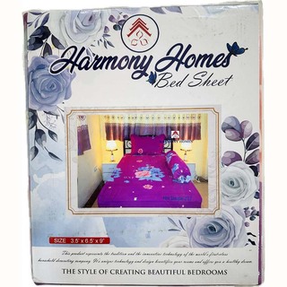 Harmoy Homes Bed Sheet Single BS06 (HH Single-222)