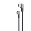 Aukey CB-AL04 90 Degree USB-A to Lightning Data Cable 1M  Black