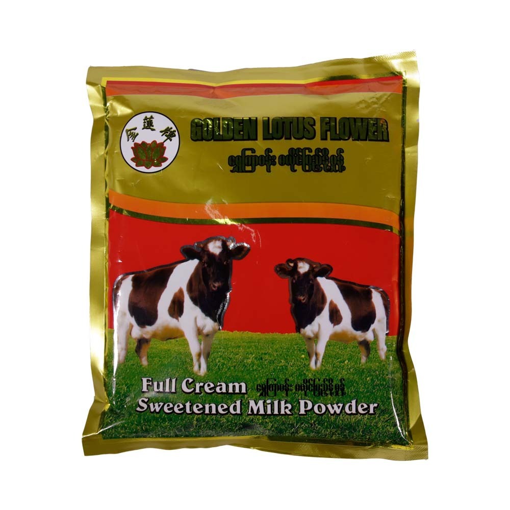 Golden Lotus Flower Full Cream Sweetened Milk Powder 400G
