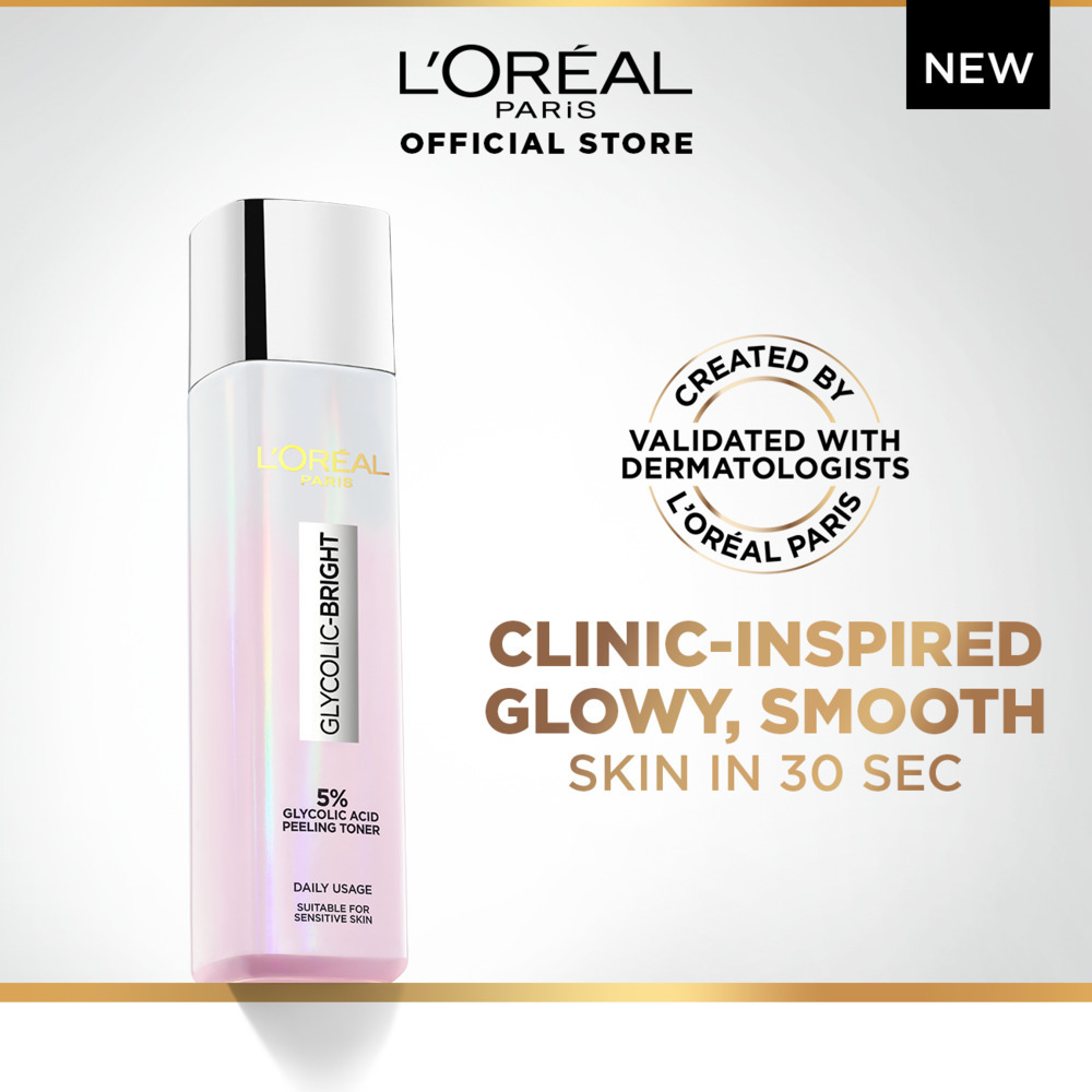 Loreal Glycolic-Bright Glowing Peeling Toner 128ML