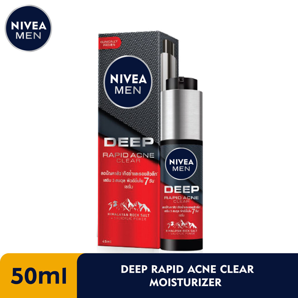 Nivea Men Deep Face Serum Rapid Acne Clear 45ML