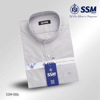 Madarin Collar Shirt Short Sleeve 2XL (Wood Brown) SSM-O-P-S-030