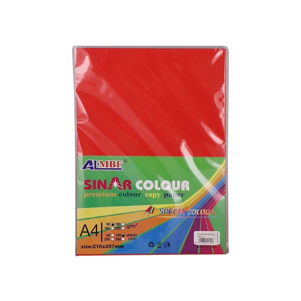 A4 Color Paper 100PCS A021710