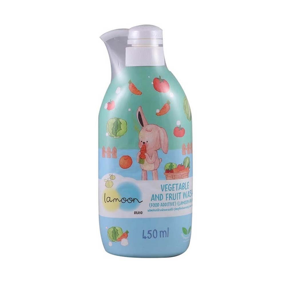 Lamoon Organic Vegetable & Fruit Wash 450ML (Bottle)