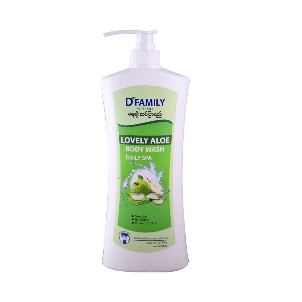 D Family Lovely Aloe Body Wash 1000ML