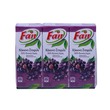 Fan 100% Fruit Juice Red Grape 250ML x 3PCS