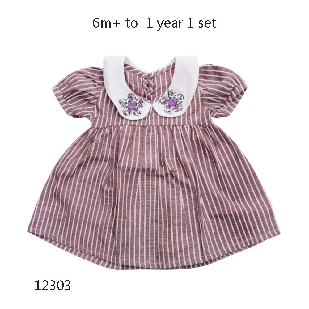 Baby Cele Flower Dress Set 12303 6-12 Months (Random)