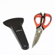 Lor131Br  Lock & Lock Kitchen Scissors 22.8Cm Black/Red
