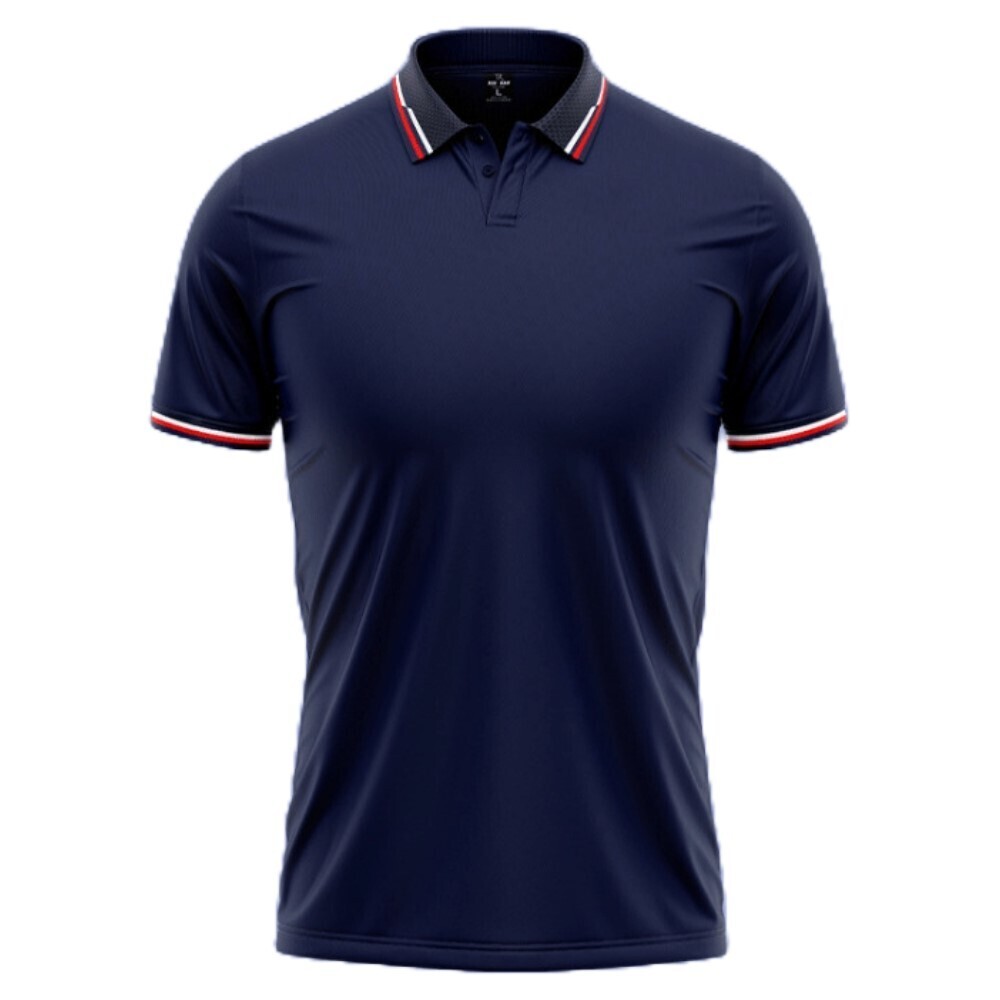 Tee Ray Stylish Polo Shirt Dark Blue/11 Small MDP-S1006