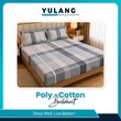 Yulang Poly Cotton Bedsheet Set Single (3PCS) YGJEB6-7506Gy