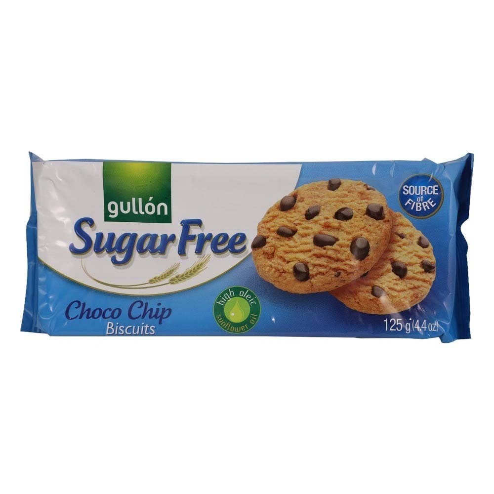 Gullon Sugar Free Cookie Chip Choco 125G
