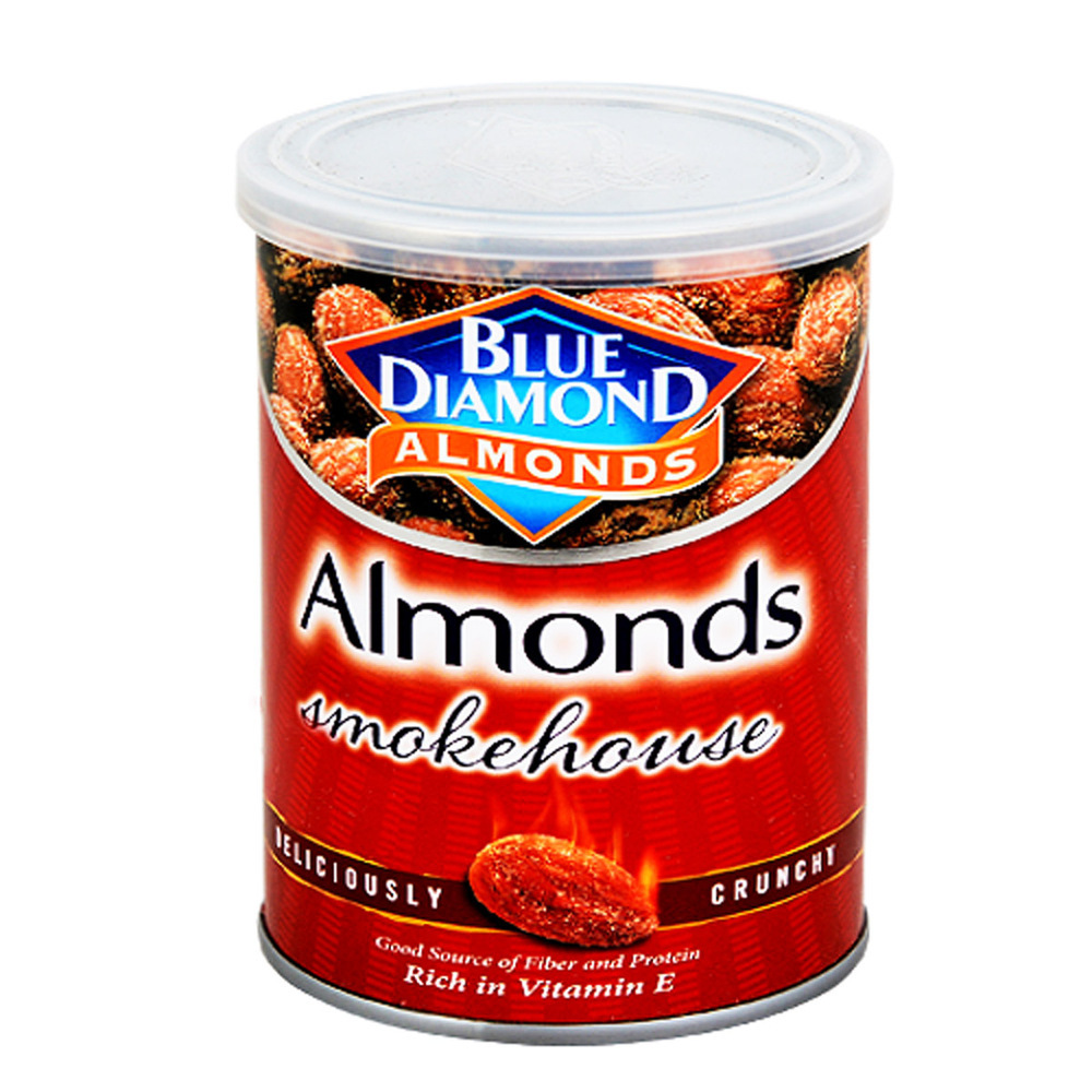 Blue Diamond Smoke House Almond 130 Grams ဗာဒံစေ့ ပဲ နှင့် အခ