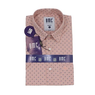BMC Men Slimfit Shirt Short Sleeve 2330072 Brick Large