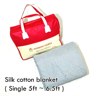 Harmony Homes Silk Cotton Blanket Single HH Single-002