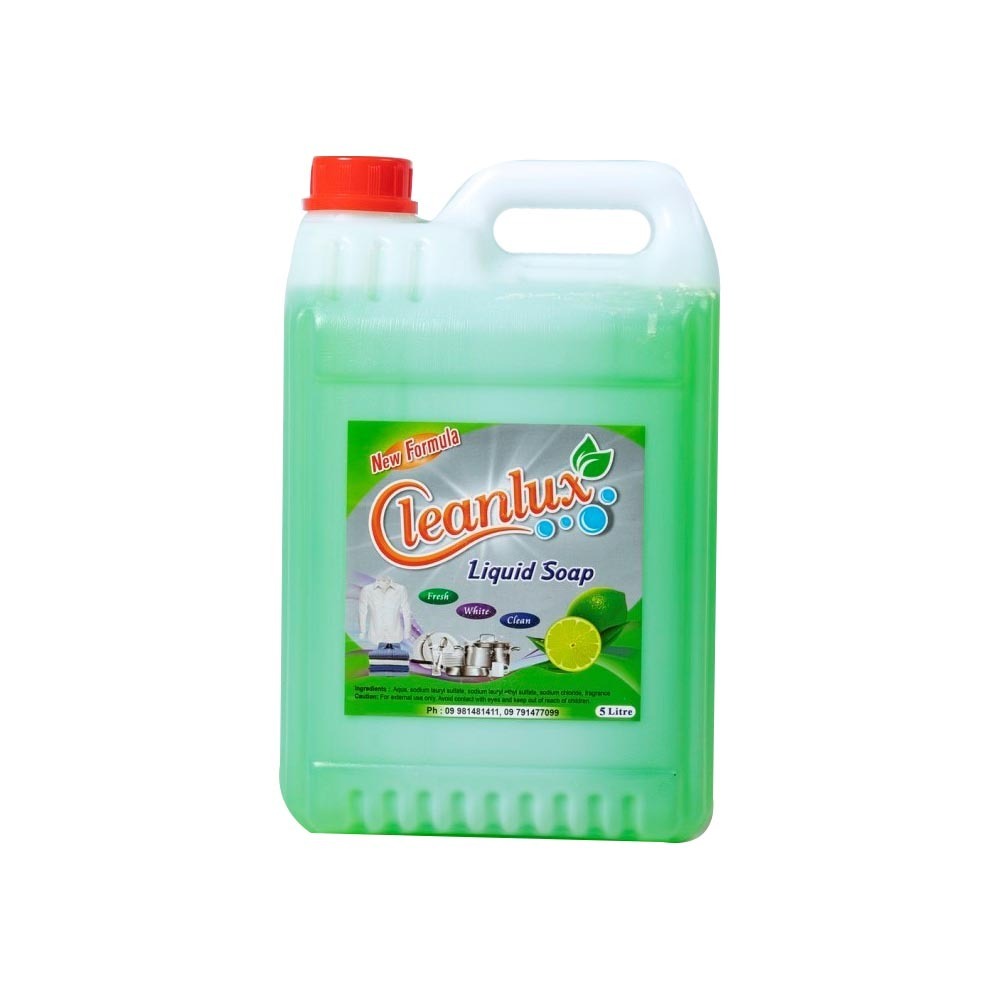 Cleanlux Liquid Soap (Green) 5 LTR