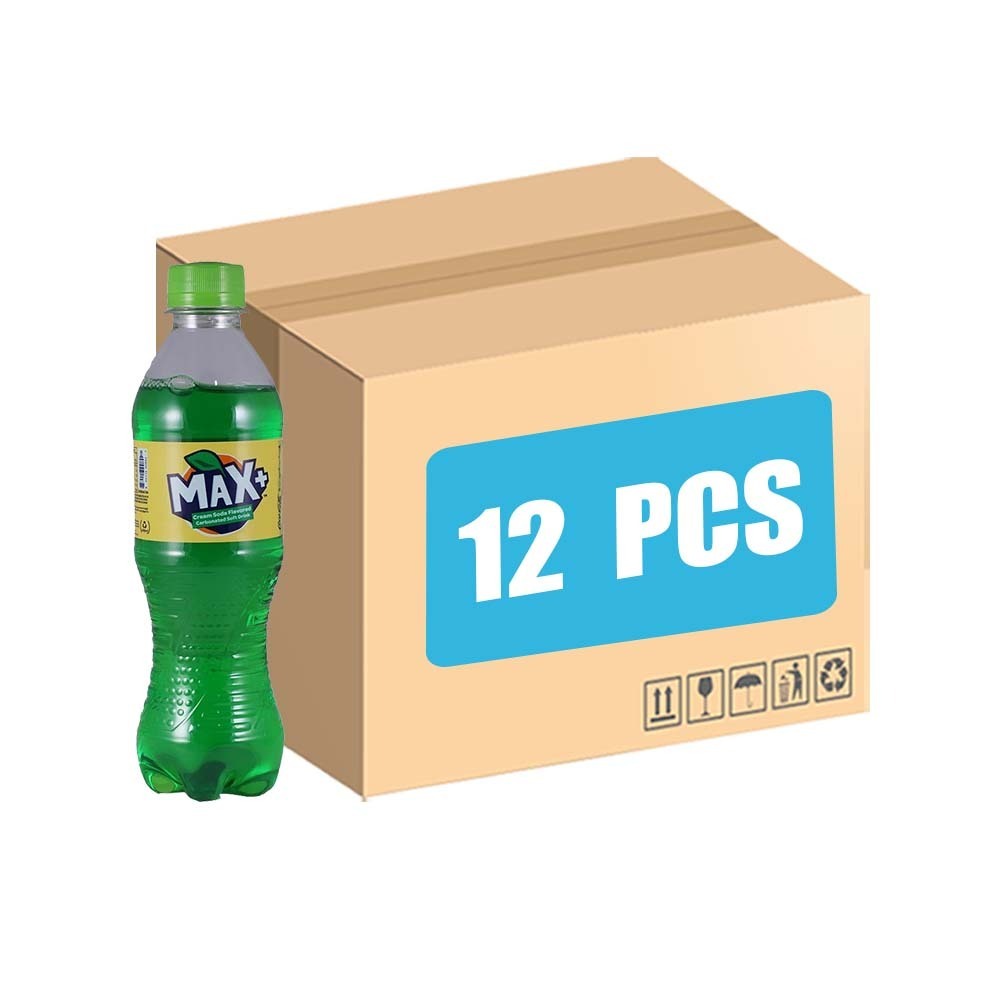 Max Plus Cream Soda 350MLx12PCS