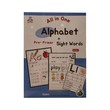 ALL in One Aiphabet +Pre-Primer Sight Words Workbook-Teacher Snow