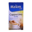 Maxim Cafe Coffee Cappuccino Vanilla 10PCS 130G