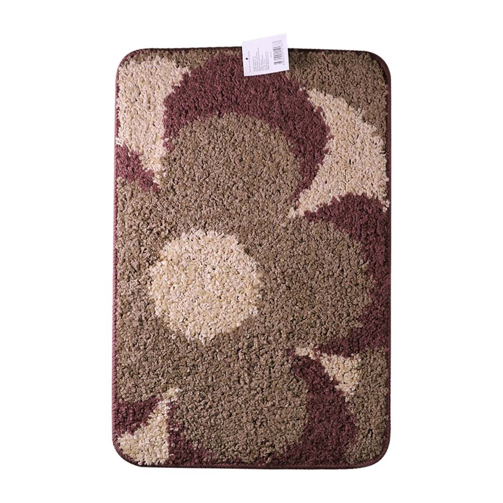 City Selection Jacquard Floor Mat 40 X 60Cm Brown