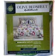 Olive Double Bedsheet Set OL-8520 White