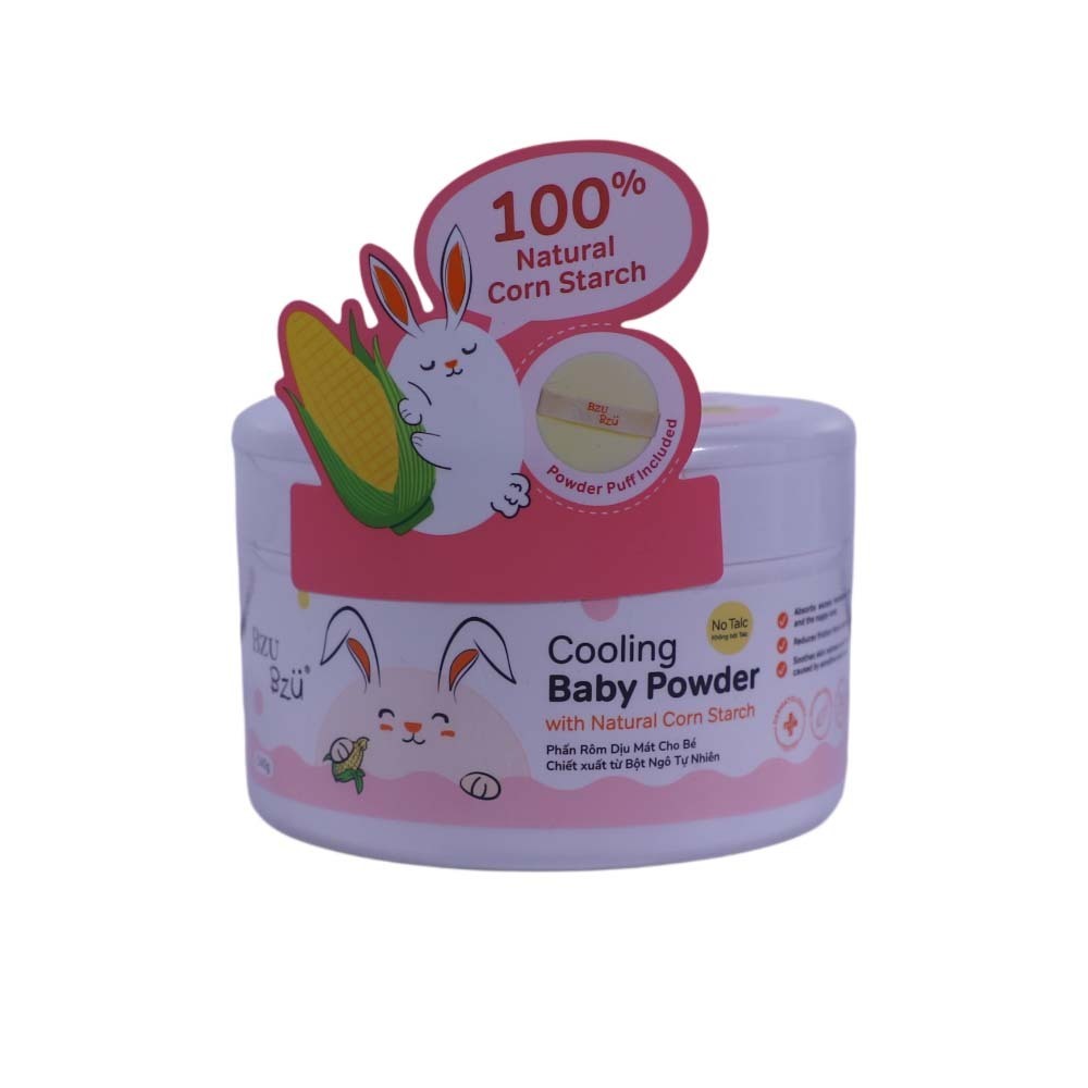 Bzu Bzu Baby Cooling Powder with Corn Starch 140G