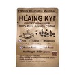 HlaingKyi 100% Pure Arabica Coffee (Honey Process, Fine Ground, 1000 Grams)