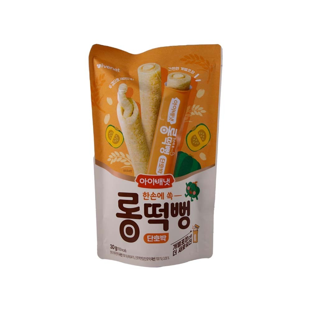 Ivenet Long Rice Roll Sweet Pumpkin 30G (9M+)
