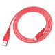 NEW  X58 Airy Silicone Charging Data Cable For Lightning/Red
