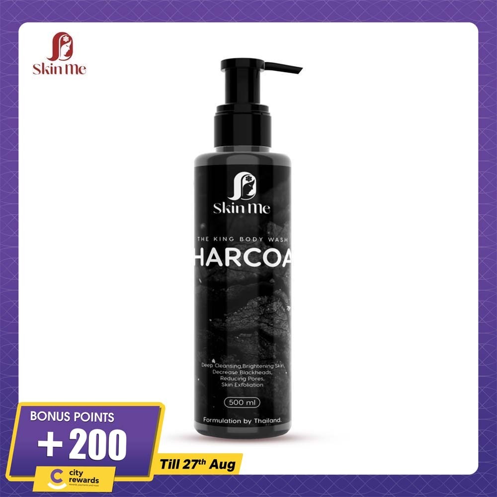 Skin Me Charcoal Body Wash Gel 500ML