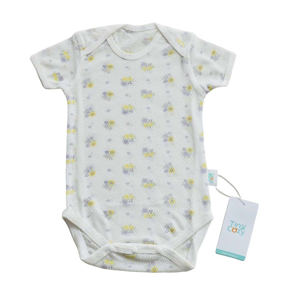 TC2023M Tiny Cozy Baby Comfy Set Yellow & Purple