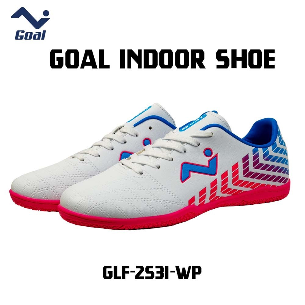 Goal Indoor Shoe White/Pink GLF-2531-WP (No-40)
