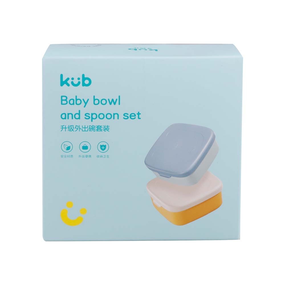 Kub Baby Travel Bowl & Spoon Set