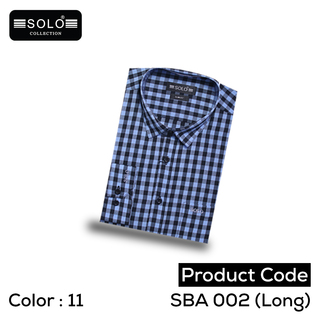 Solo Collection SBA 002 (Long) Slim Fit Shirt Medium 12
