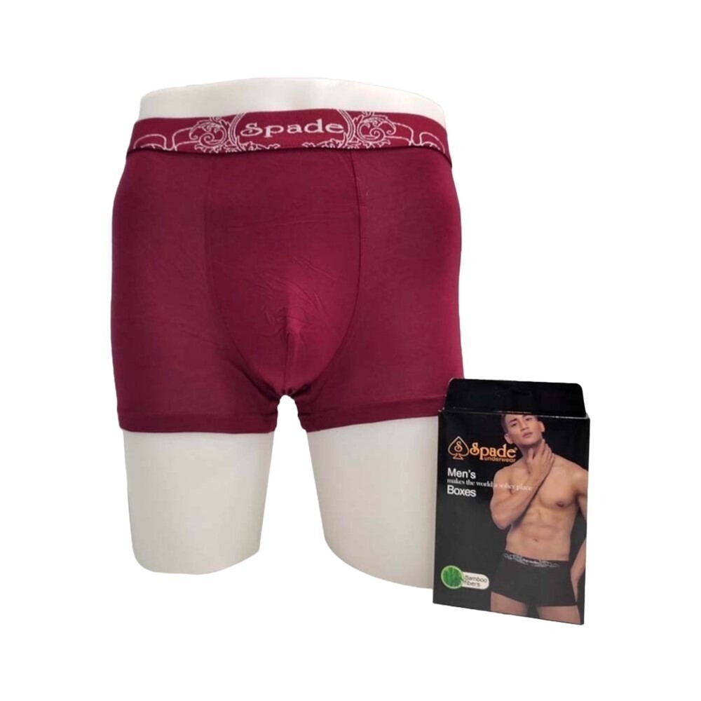 Spade Men's Underwear Dark Red Small SP:8610