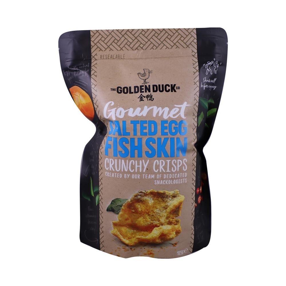 Golden Duck Salted Egg Yolk Fish Skin Crisps 105G