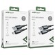 Acefast C1-04 3A Max  USB-A To USB-C Aluminum Alloy Charging Data Cable Black