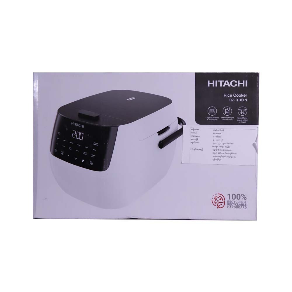 Hitachi Digital Rice Cooker 1.8LTR RZ-R18XN