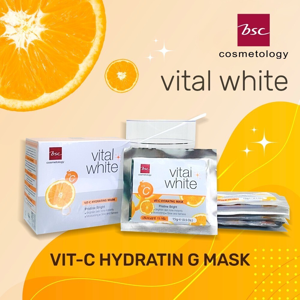 BSC Vital White Vit-C Hydrating Mask Pristine Bright