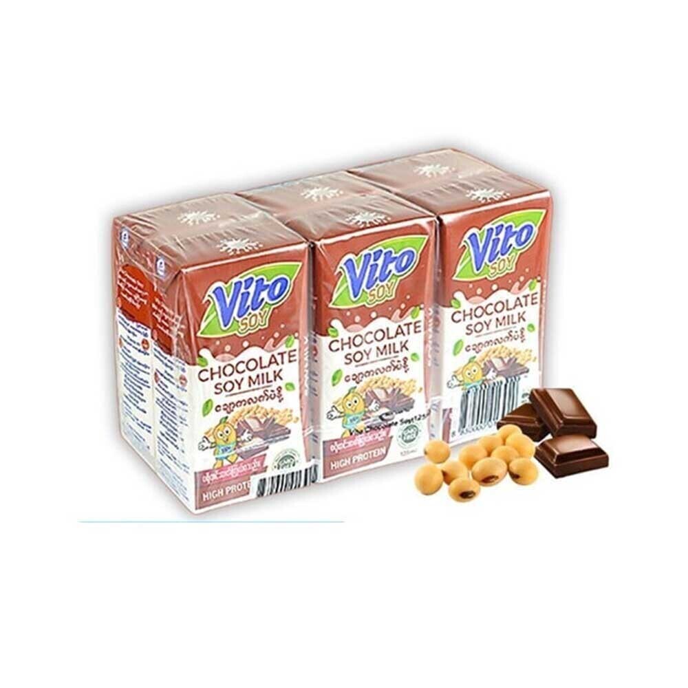 Vito Chocolate Soy Milk 6x125ML