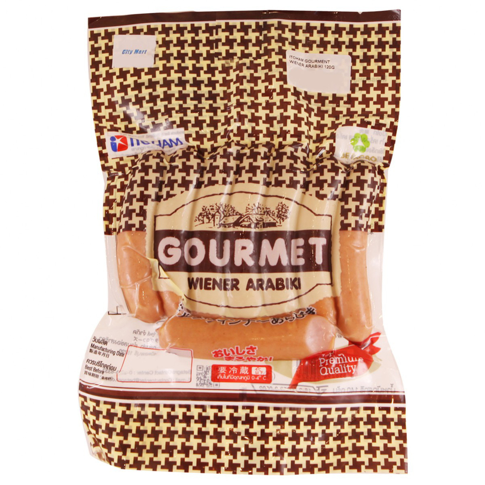 Itoham Gourment Wiener Arabiki 140G