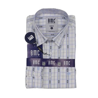 BMC Men Slimfit Shirt Long Sleeve 1320079 Blue XL