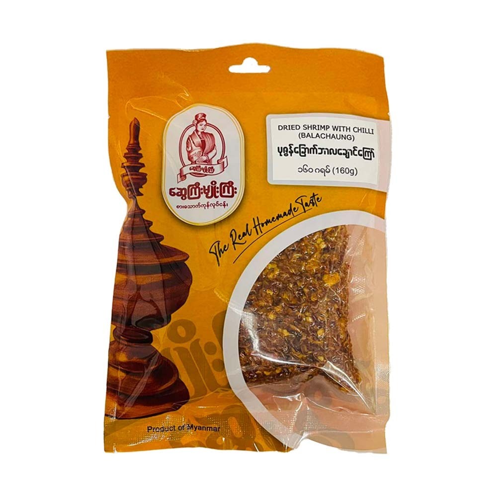 Swe Gyi Myo Gyi - Dried Shrimp With Chilli Balachaung (160G) Bag