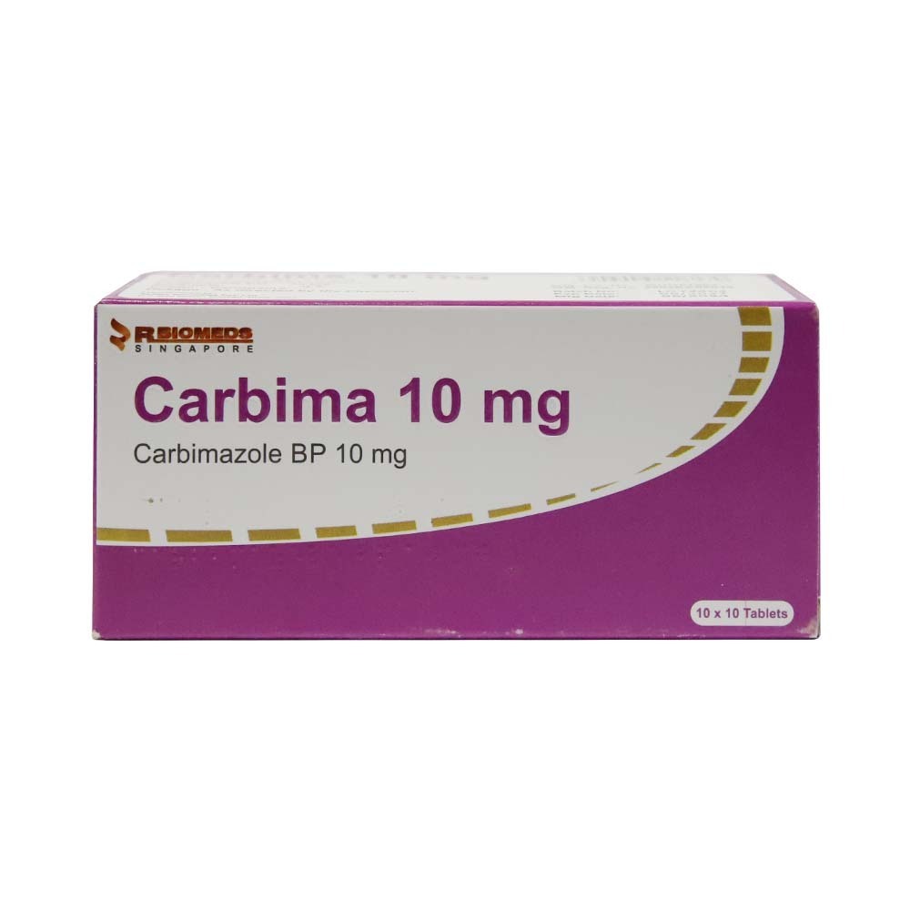 Carbima Carbimazole 10MG 10PCS 1xx 10