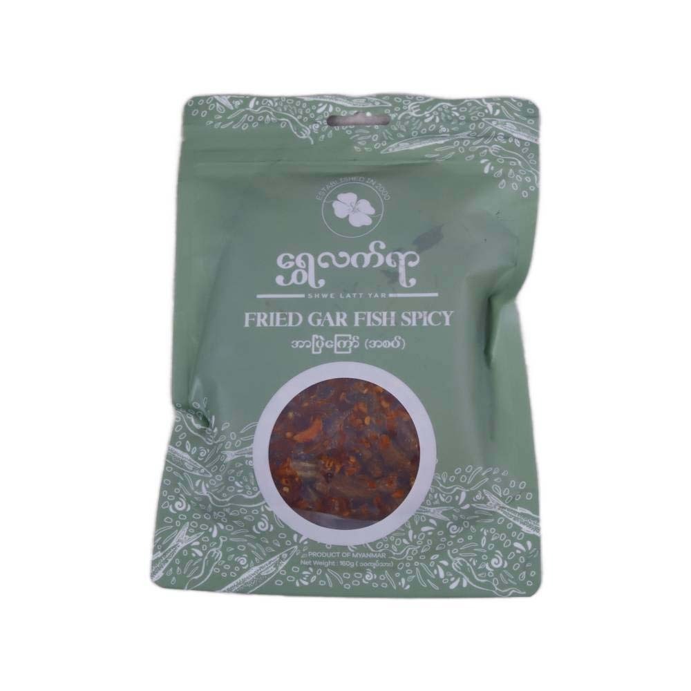 Shwe Latt Yar Fried Gar Fish Spicy 160G