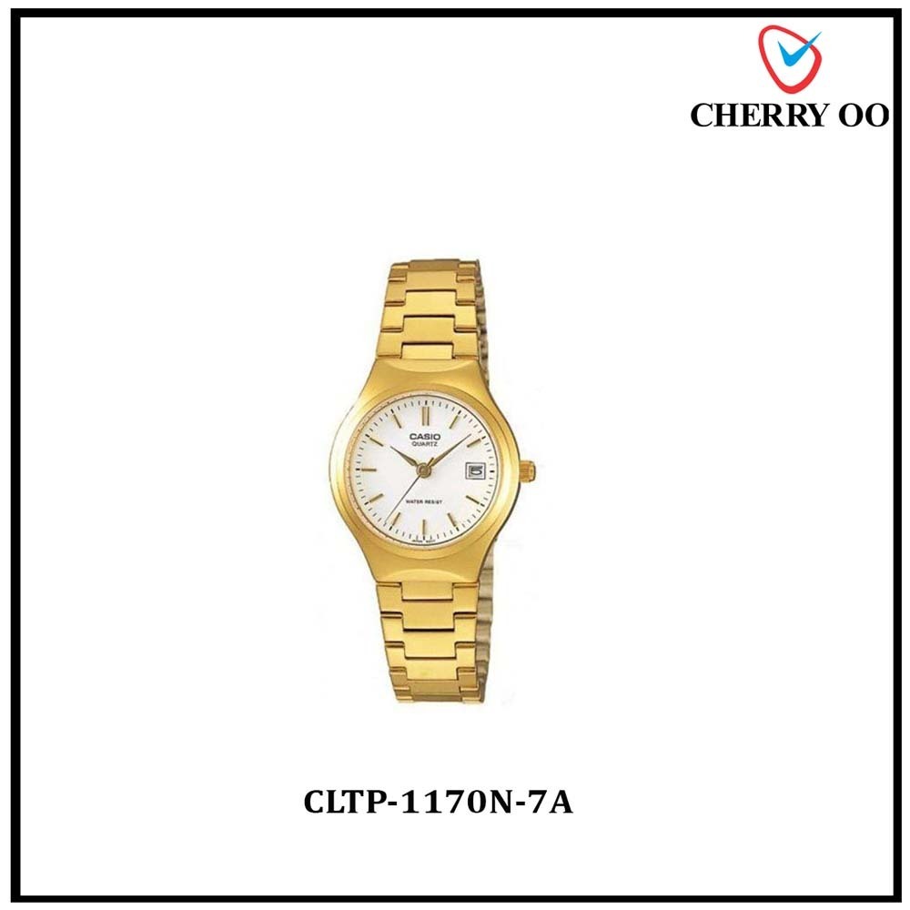 Casio Women Watch CLTP-1170N-7A  Cherry Oo