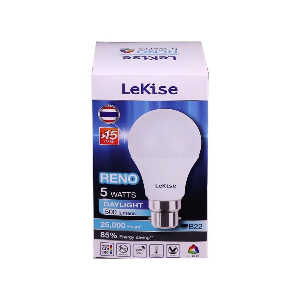 Lekise Reno Led Daylight Bulb 5W B22 A60